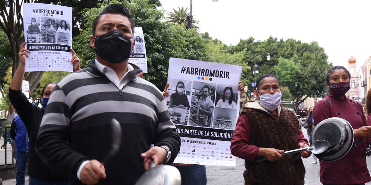 Comerciantes establecidos piden reapertura de negocios