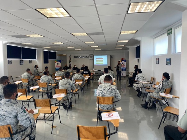 Capacitan a elementos de la Guardia Nacional en igualdad y no discriminación