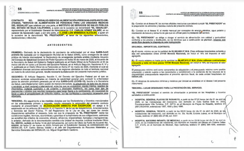 Autoridades investigan contrato millonario de Isesalud otorgado a funcionario de Bonilla