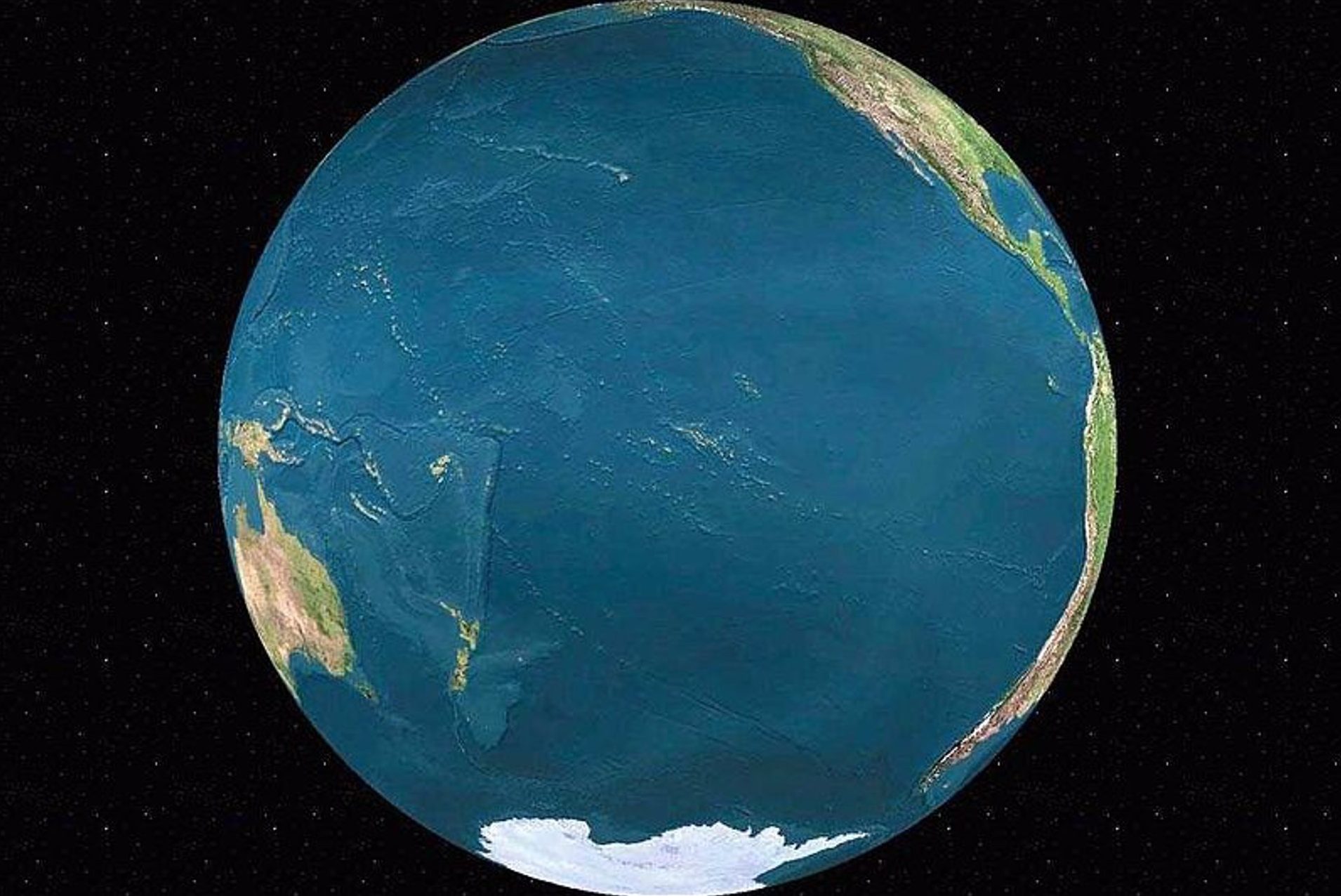 Una mitad de la Tierra se enfría más deprisa