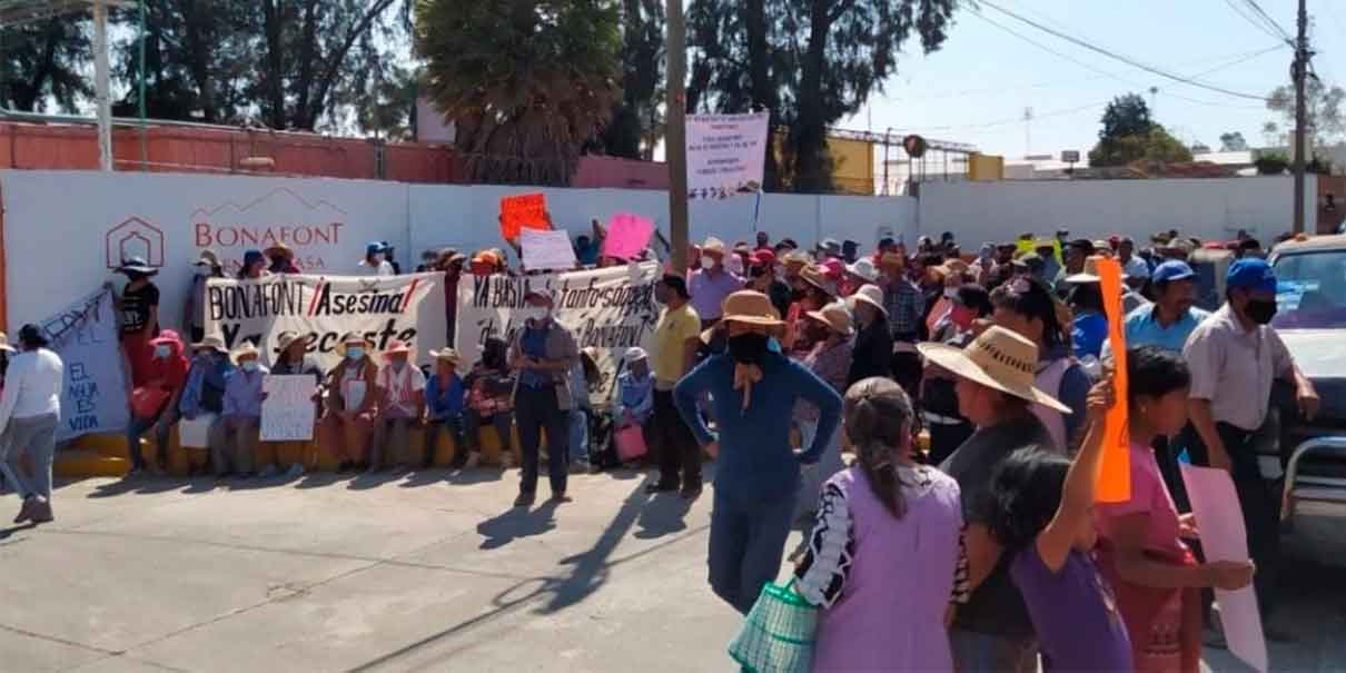 Bloqueo a Bonafont pone en riesgo cientos de empleo y sustento a familias poblanas