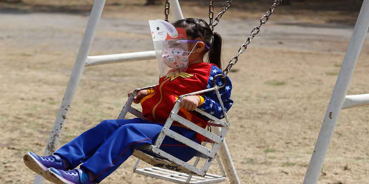 Niños poblanos piden que ya se vaya el Coronavirus