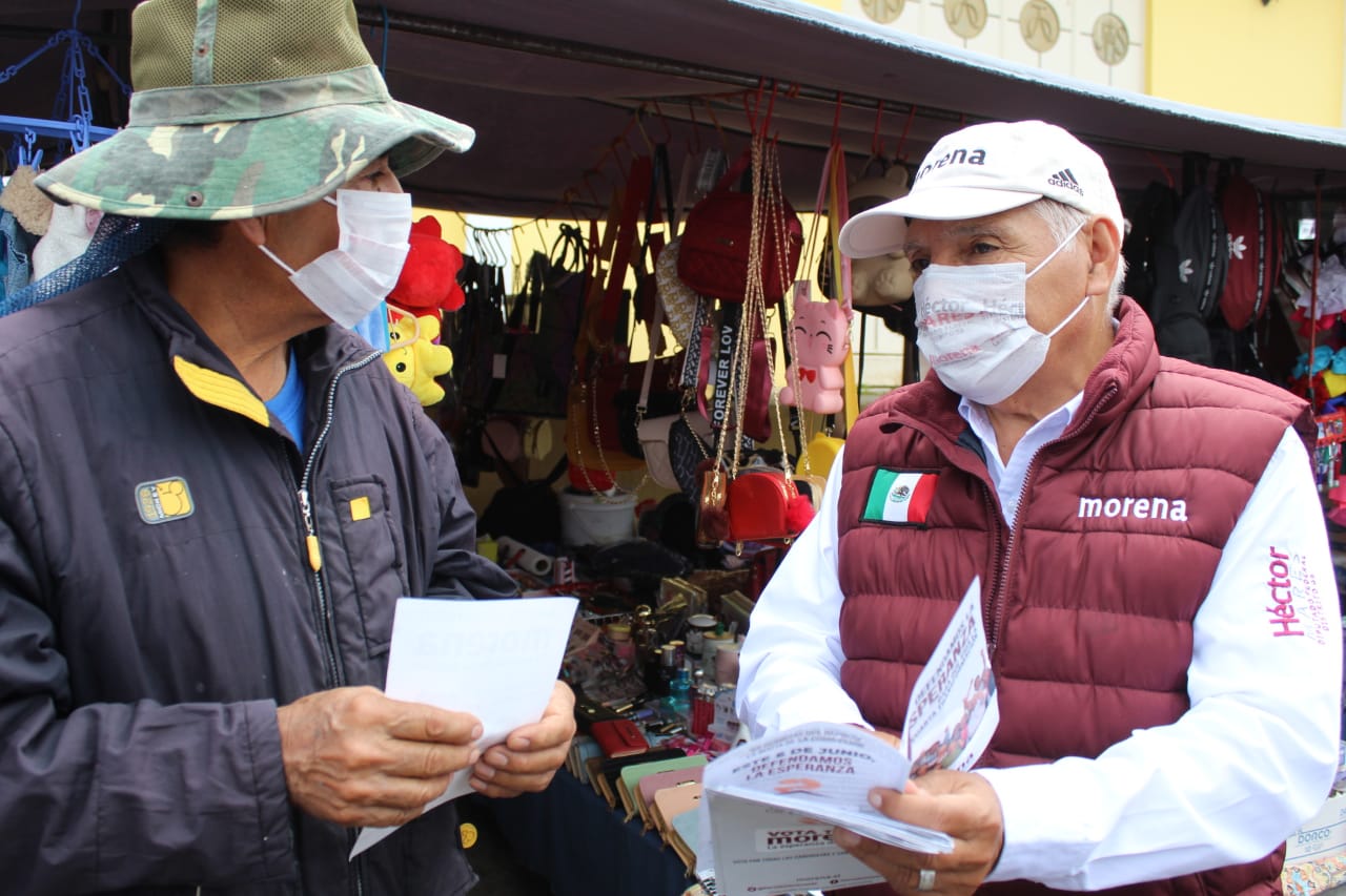 Comerciantes del distrito 06 piden a Héctor Mares frenar extorsiones