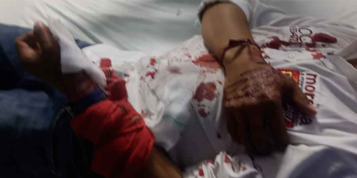 Balean a candidato de Morena por la alcaldía de Ocoyucan en Puebla
