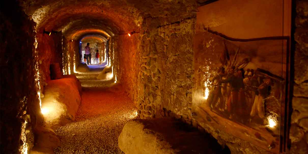 Encuentran más túneles en el centro histórico de Puebla
