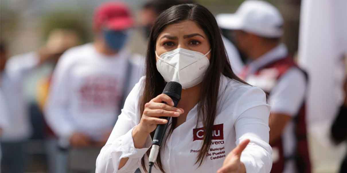 No infundan miedo, pidió Claudia Rivera a opositores