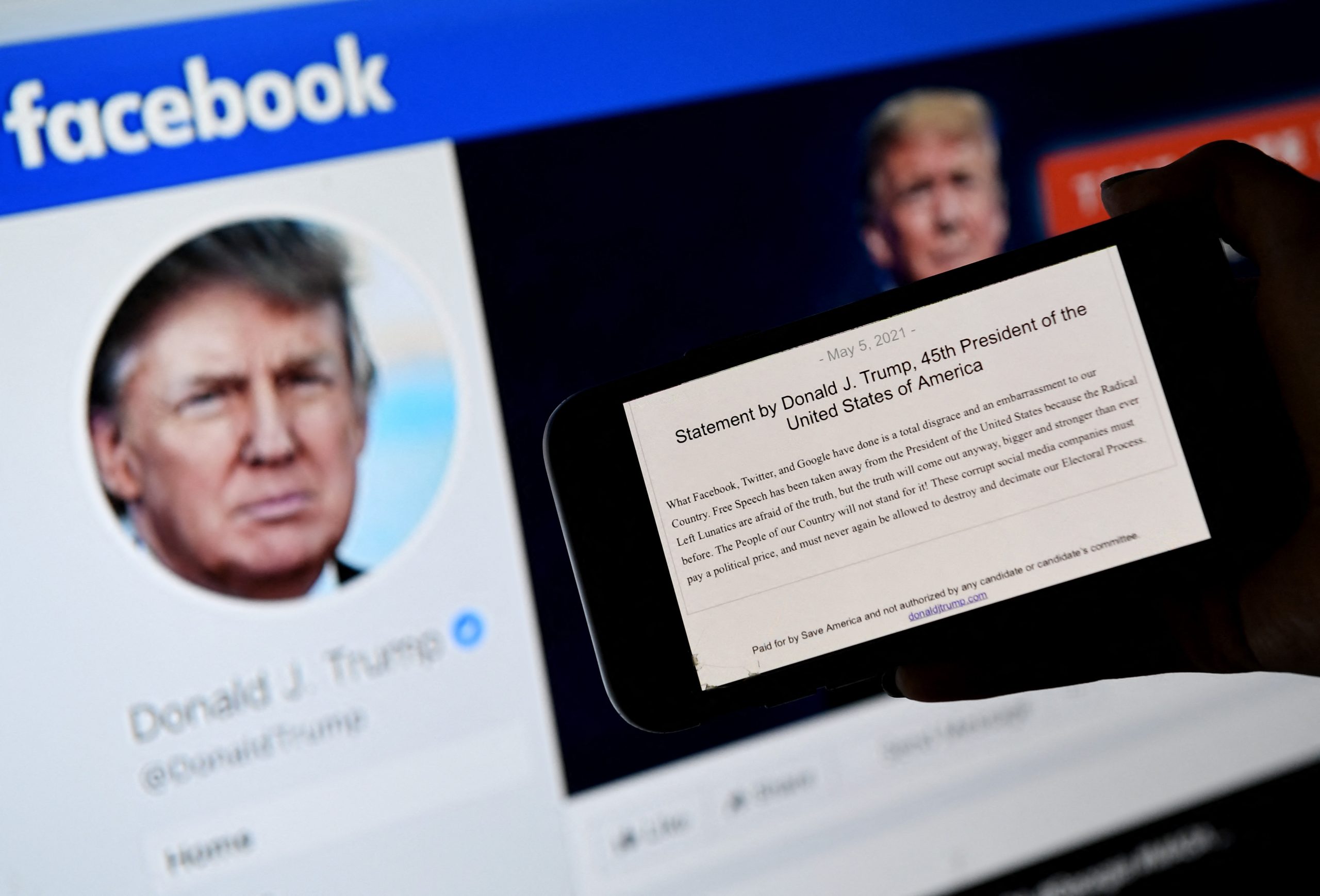 Trump facebook