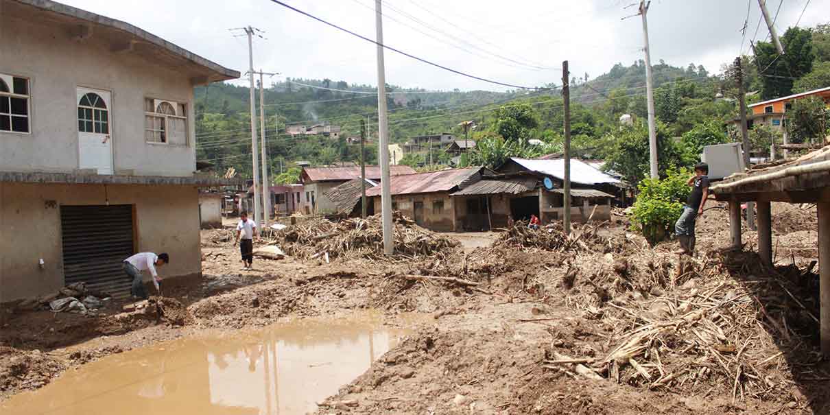21 municipios poblanos tienen riesgo de deslaves por lluvias