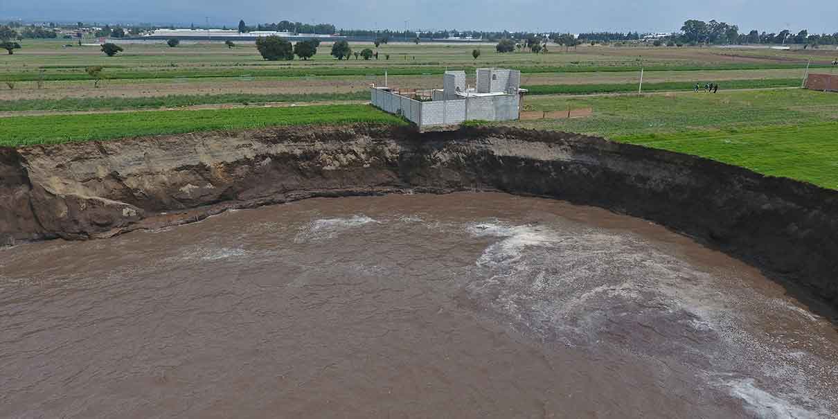 El día que el suelo se hundió en Puebla