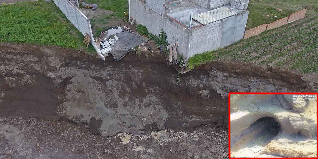 Río subterráneo, posible causa de socavón de Puebla