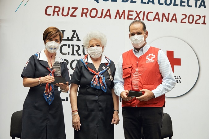 Encabeza gobernador de Aguascalientes colecta 2021 de la Cruz Roja