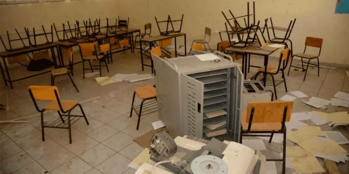 La delincuencia en Puebla dejó escuelas saqueadas durante pandemia