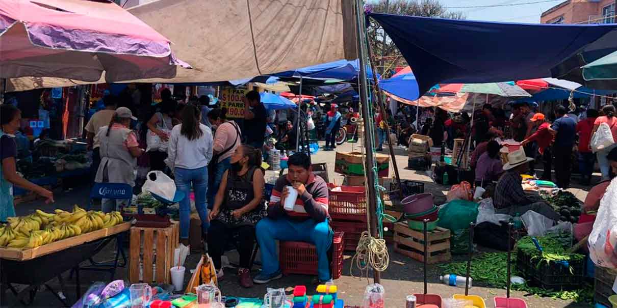 Reduce horario de tianguis en Atlixco; en Serdán las actividades no se pueden paralizar, dice edil
