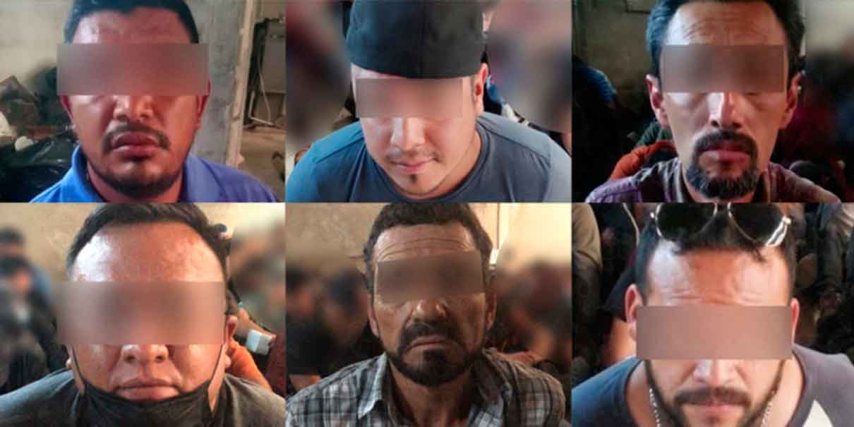 Detienen a seis polleros en San Sebastián de Aparicio; dos son poblanos