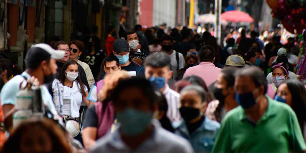 Zona conurbada de Puebla en Semáforo Naranja; acelerada y violenta ola de contagios Covid