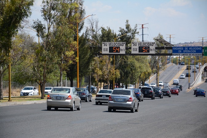 Más de 2 mil multas por exceso de velocidad en una semana en Aguascalientes