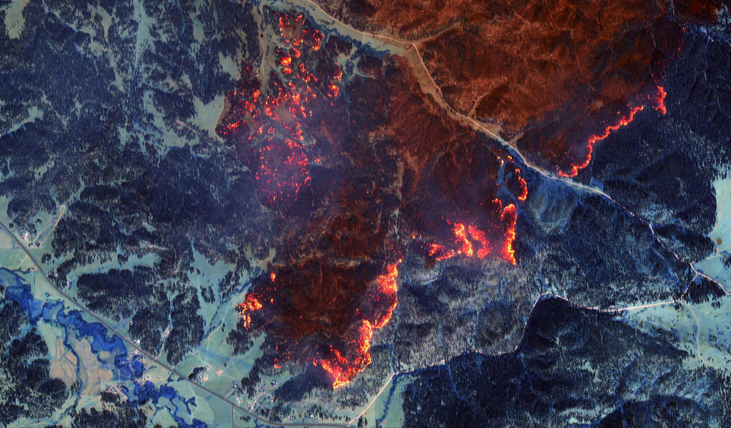 incendios desde el satélite