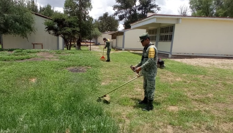 Reanuda Ejército Mexicano acciones de labor social en Aguascalientes