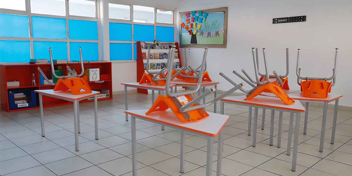 30% de escuelas de la capital de Puebla sin agua, energía ni internet