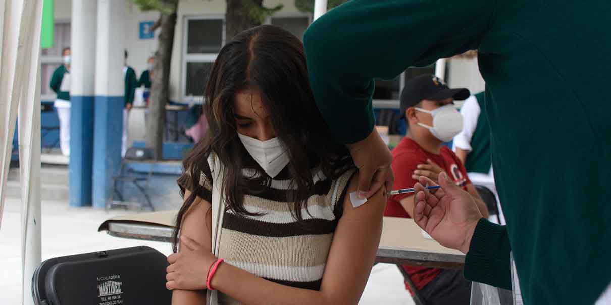Vacunas Covid en Puebla para personas de 18 años del 15 al 18 de agosto