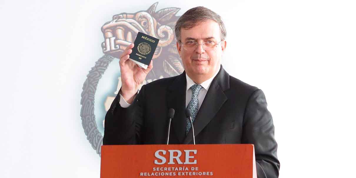 Cambios históricos en el pasaporte anuncia Ebrard desde Puebla