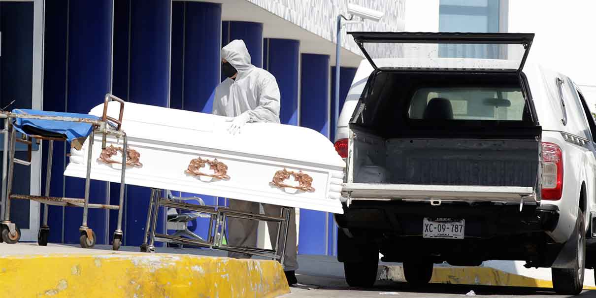 Puebla registra 857 infectados y 65 muertos por Covid el fin de semana