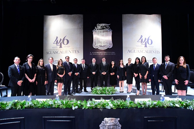 Celebran el 446 aniversario de la fundación de la ciudad de Aguascalientes