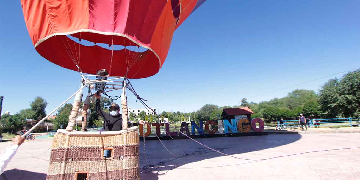 Presentan el Festival Navideño de Globos Aerostáticos en Cuautlancingo