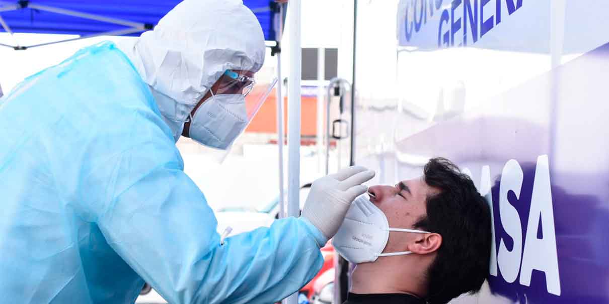 Clausuran en Puebla 42 puntos móviles con pruebas pirata Covid