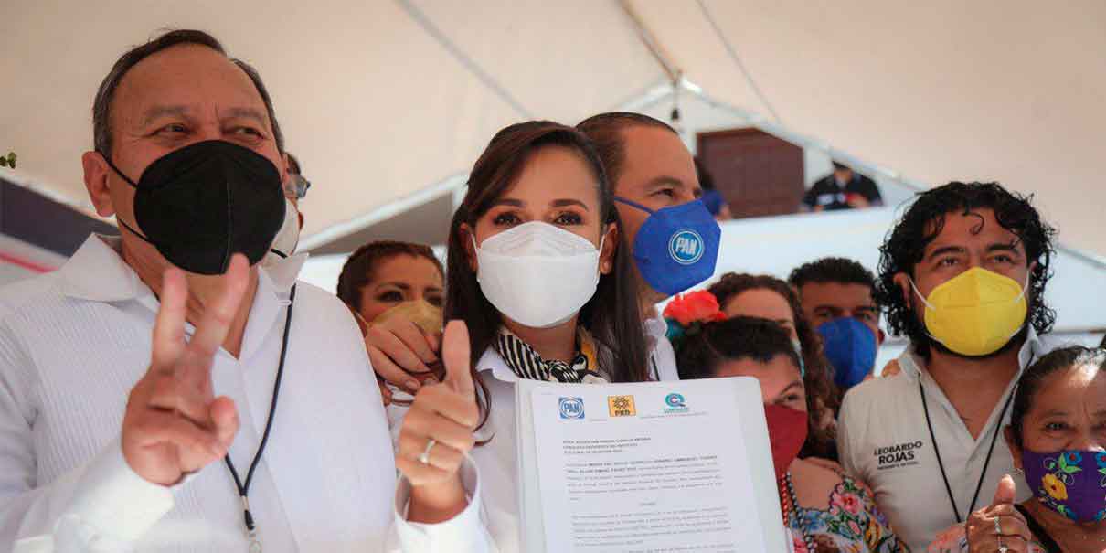 Laura Fernández se registra como candidata por la coalición &#8220;Va por Quintana Roo&#8221;
