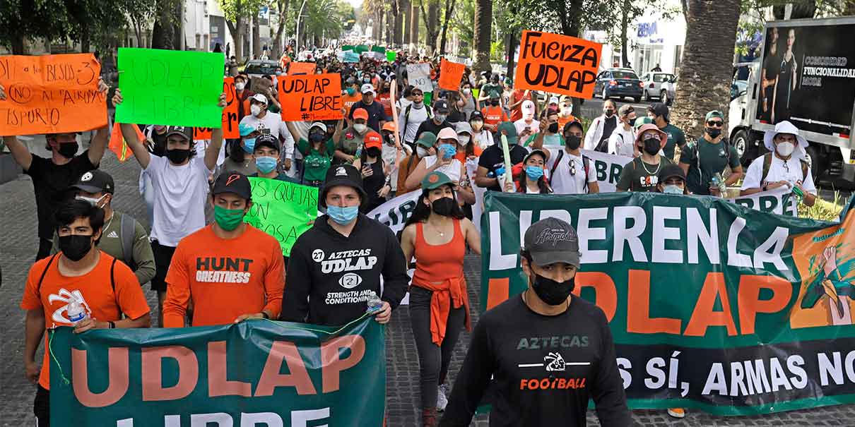 Alumnos de la Udlap son presionados y amenazados por mantener protestas