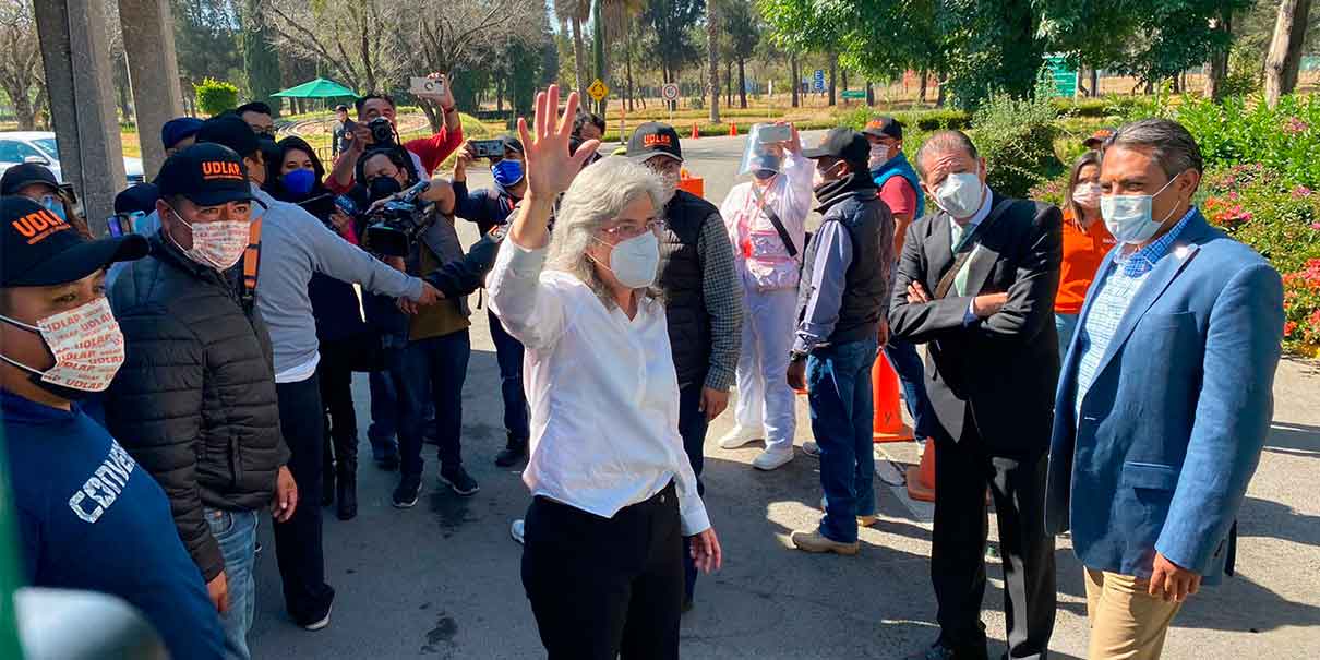 Rectora Cecilia Anaya recibe campus de la UDLA Puebla; próximo lunes el regreso a clases presenciales