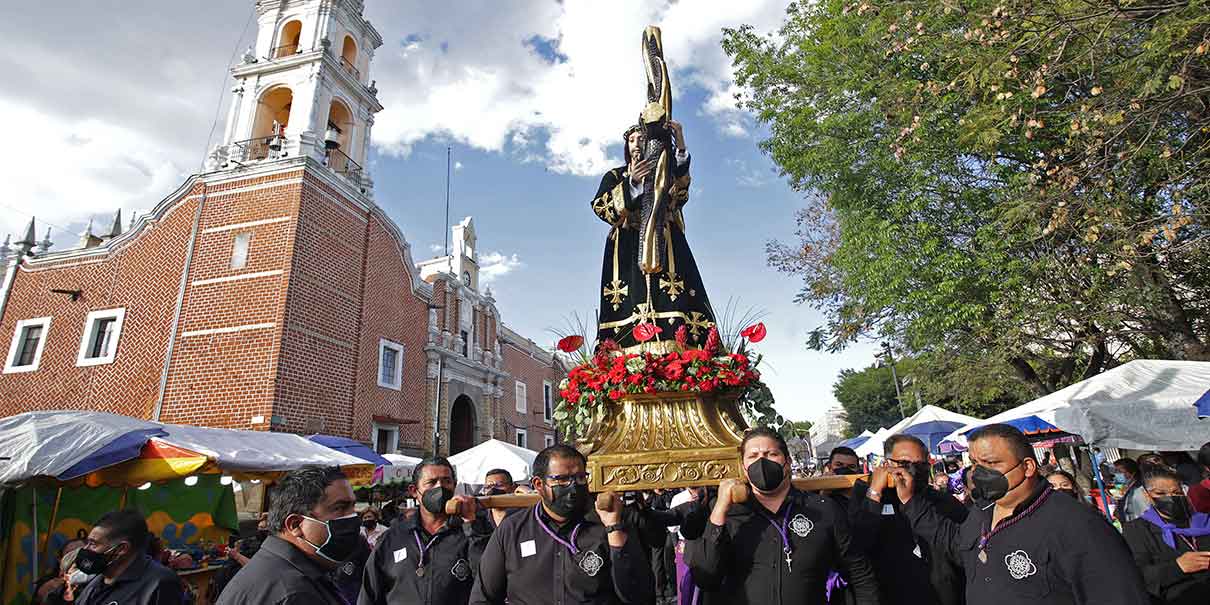 Con restricciones, la Procesión de Viernes Santo en Puebla