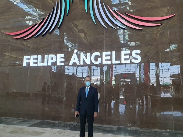 Acude gobernador de Aguascalientes a inauguración del Aeropuerto Internacional &#8220;Felipe Ángeles&#8221;