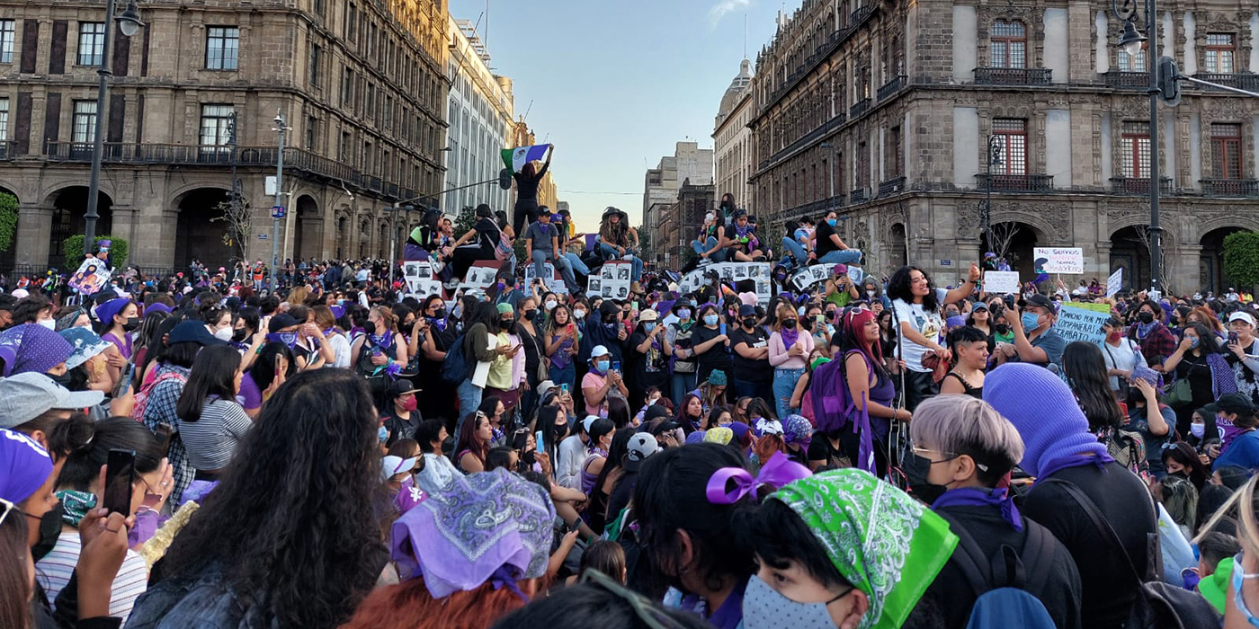 &#8216;¡Ni una más!&#8217;, el grito de guerra del #8M en Ciudad de México