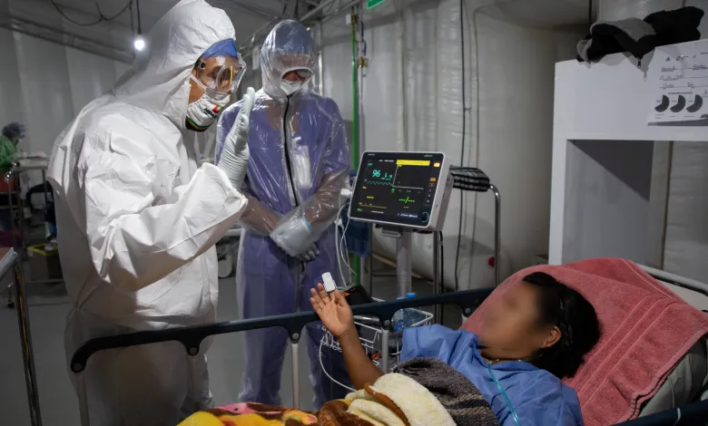 Han internado a mil 44 pacientes por covid: Hospital Inflable