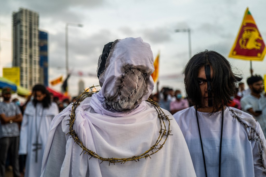 Aniversario de los atentados suicidas en Colombo