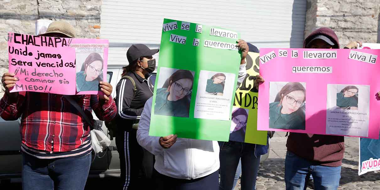 Familiares de Sandra exigen resultados en su búsqueda, levantada en Amozoc el 27 de abril
