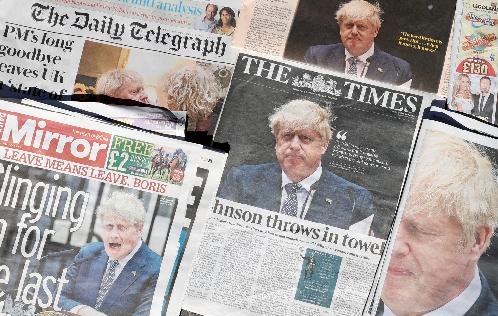 La pugna por reemplazar a Boris Johnson como primer ministro y líder del Partido Conservador