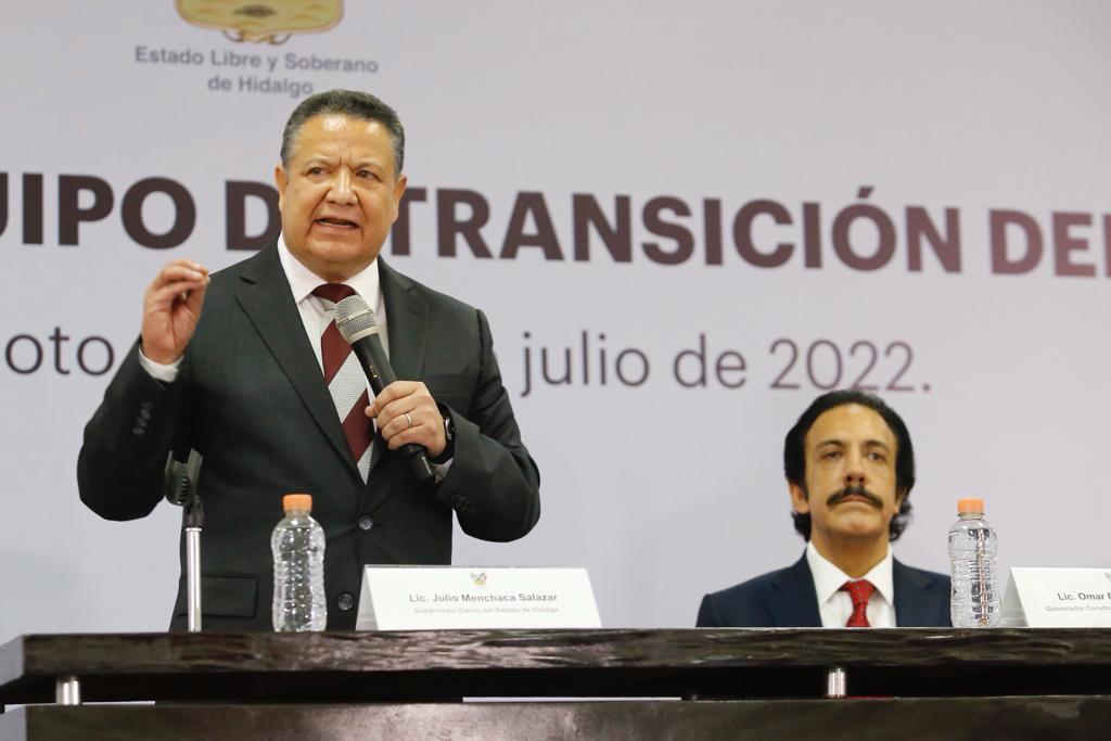 Fayad y Menchaca presentaron sus equipos de transición