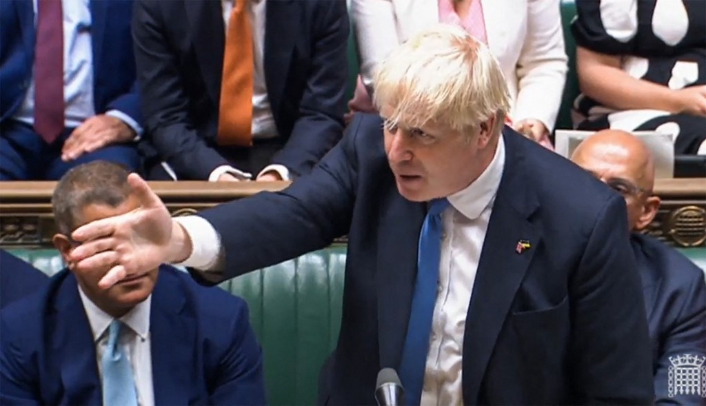 &#8216;Hasta la vista, baby&#8217;, la frase de despedida de Boris Johnson en el Parlamento británico