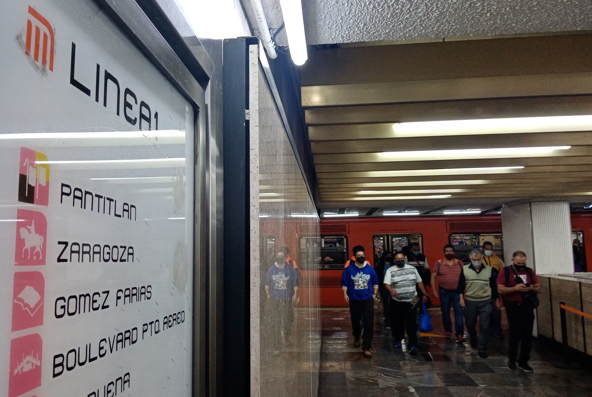 Rutas alternas Línea 1 del Metro