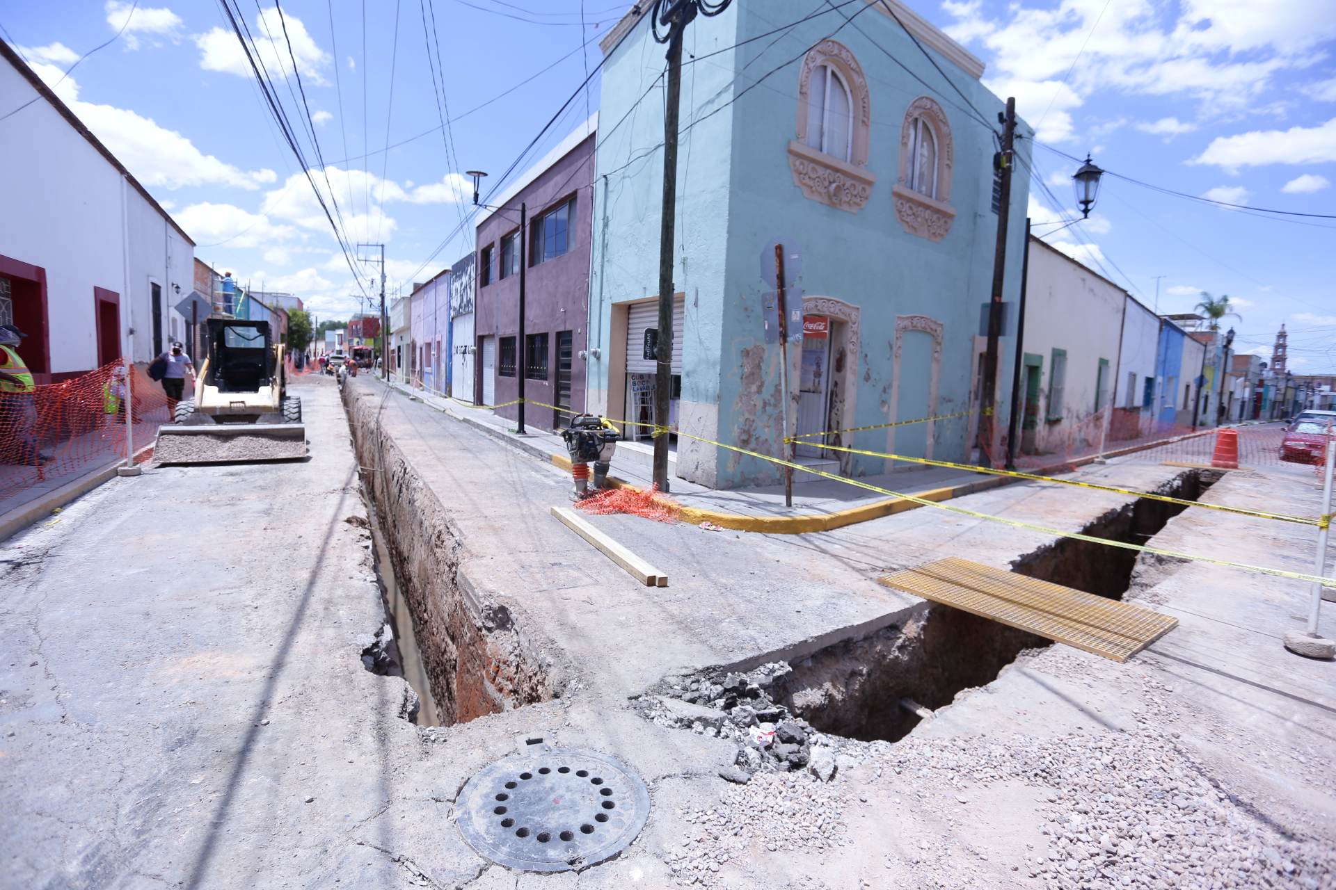 Inicia rehabilitación de alcantarillado en el centro de la ciudad