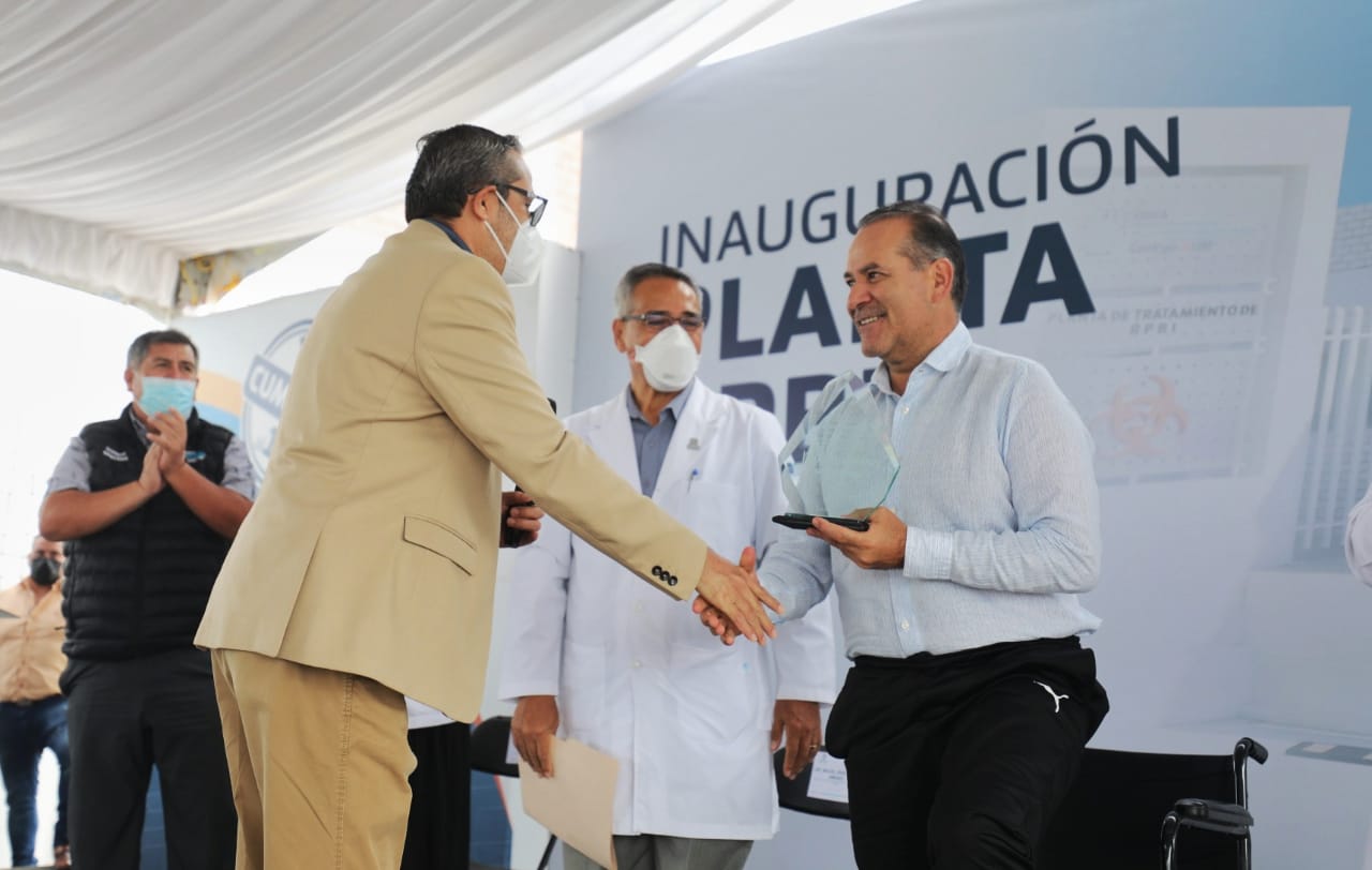 Inaugura Martín Orozco planta de Residuos Peligrosos del ISSEA