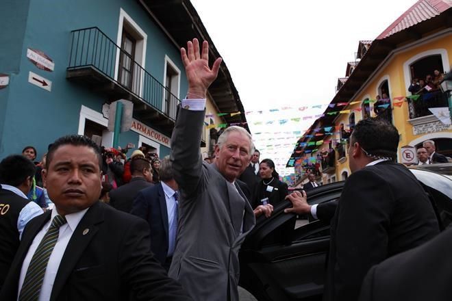 Cuando el ahora monarca de Reino Unido visitó Real del Monte