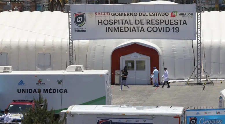 Desmantelarán el Hospital Inflable de Pachuca