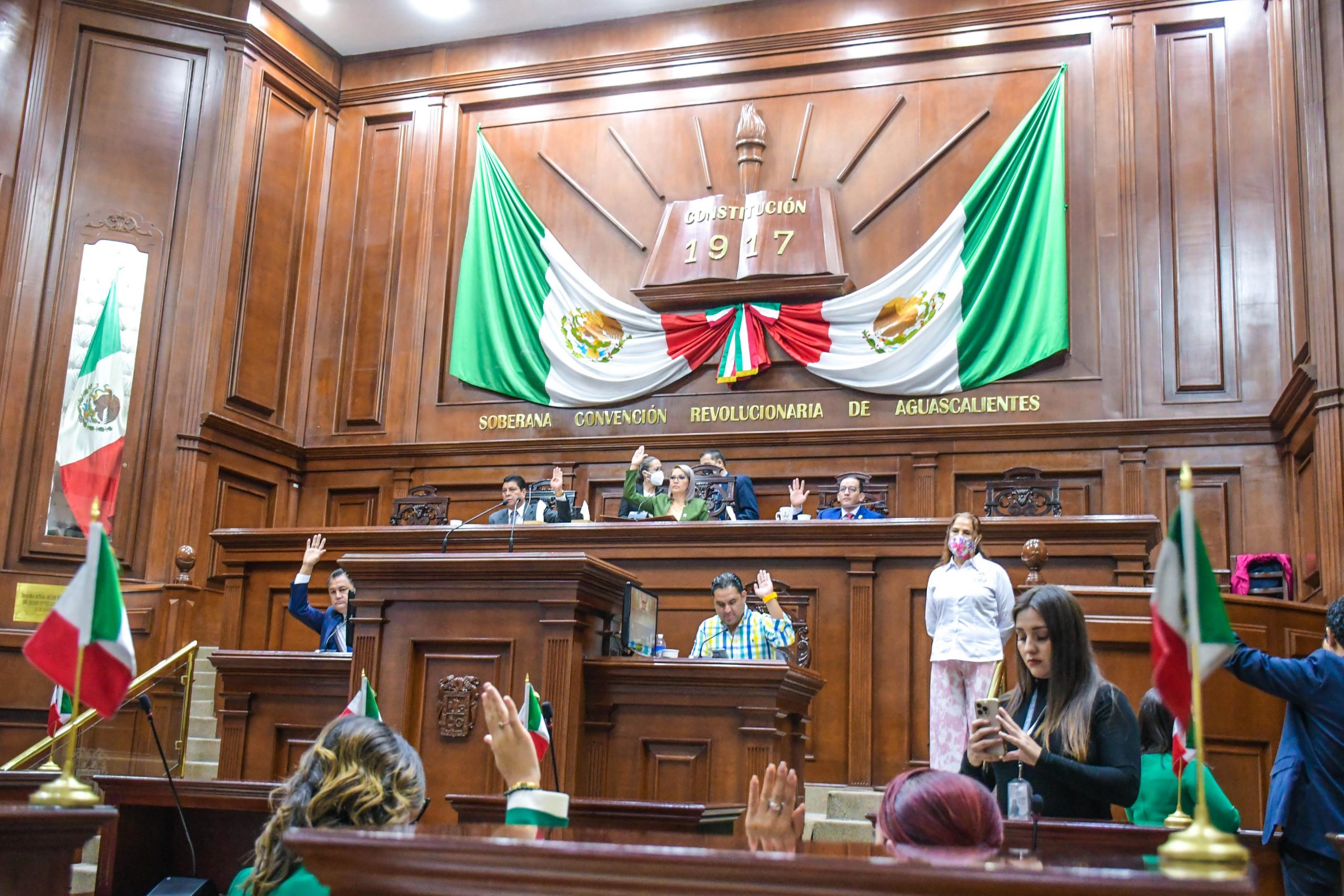 Presentan cuatro iniciativas durante la sesión ordinaria del Congreso de Aguascalientes