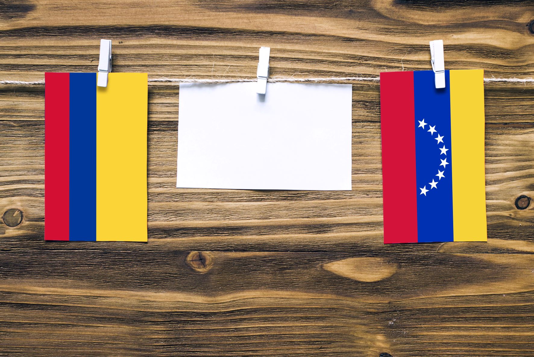 Venezuela y Colombia frontera
