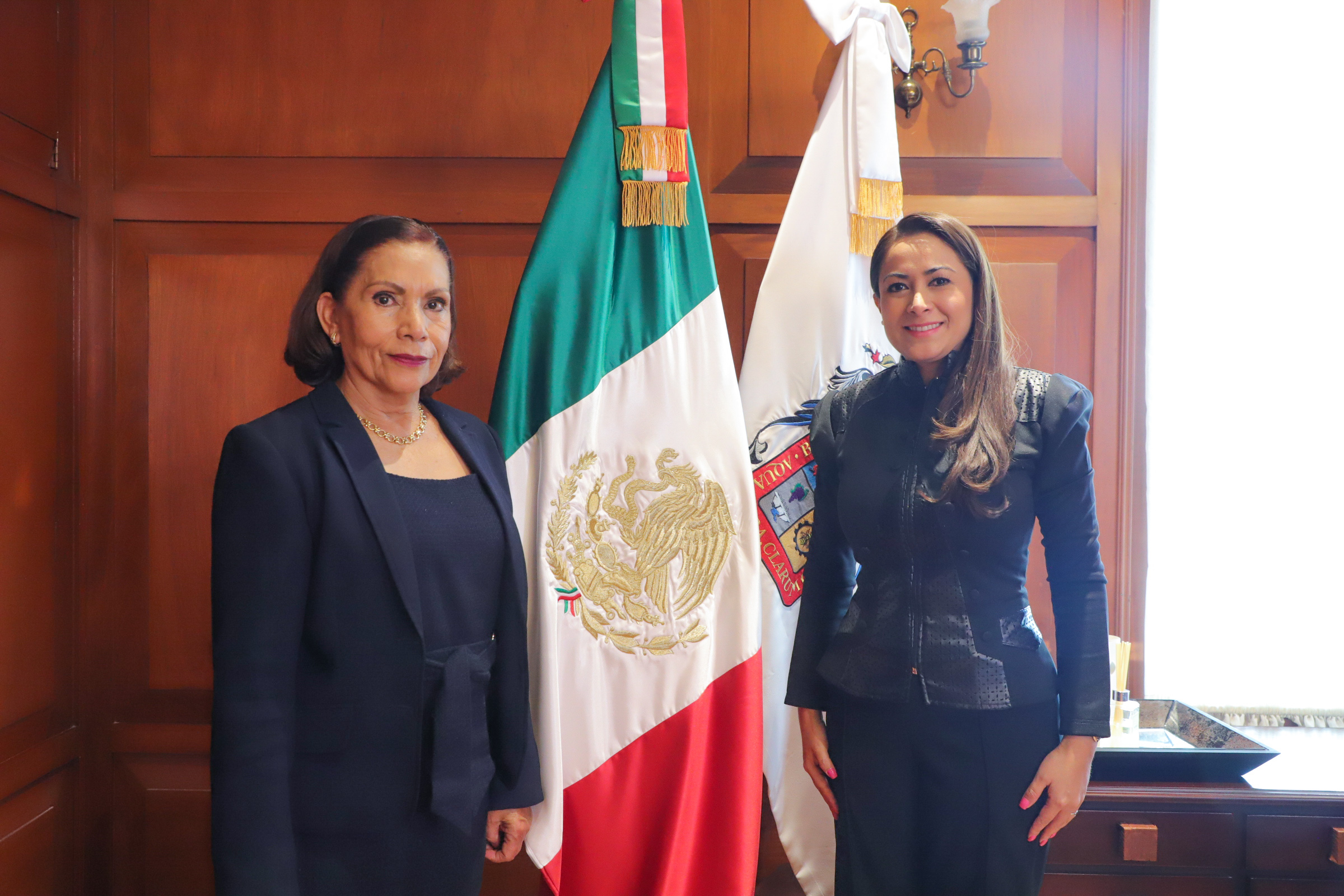 Tere Jiménez estrecha lazos con la Delegación de Bienestar en Aguascalientes