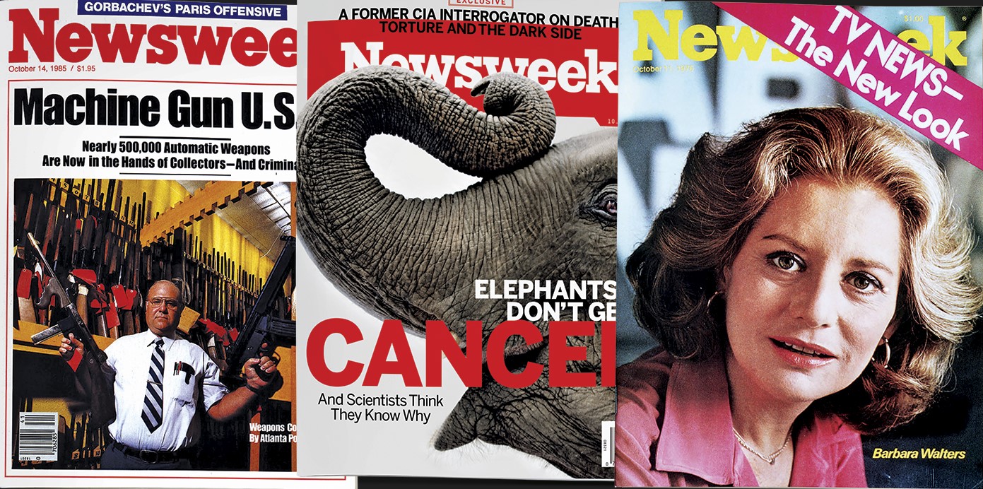 Portadas históricas: elefantes, mujeres conductoras, armas de fuego&#8230;